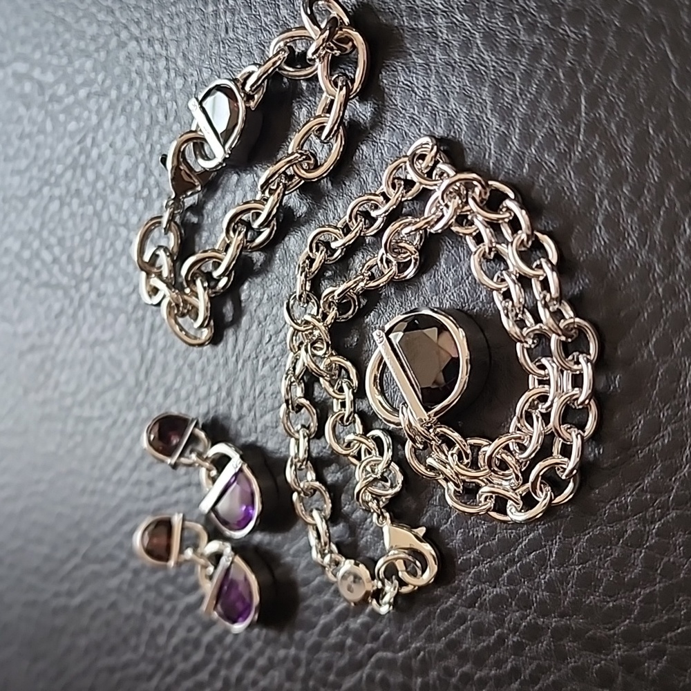Gc necklace, bracelet, earring set
